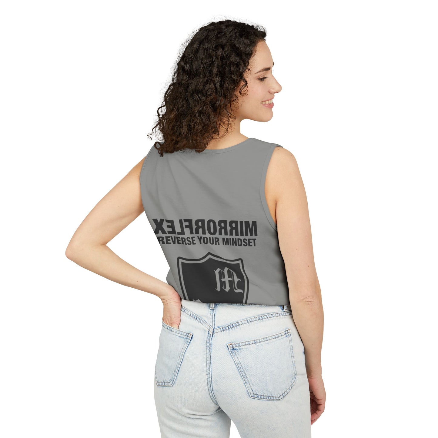 Motivational Unisex Tank Top - 'Reverse Your Mindset'