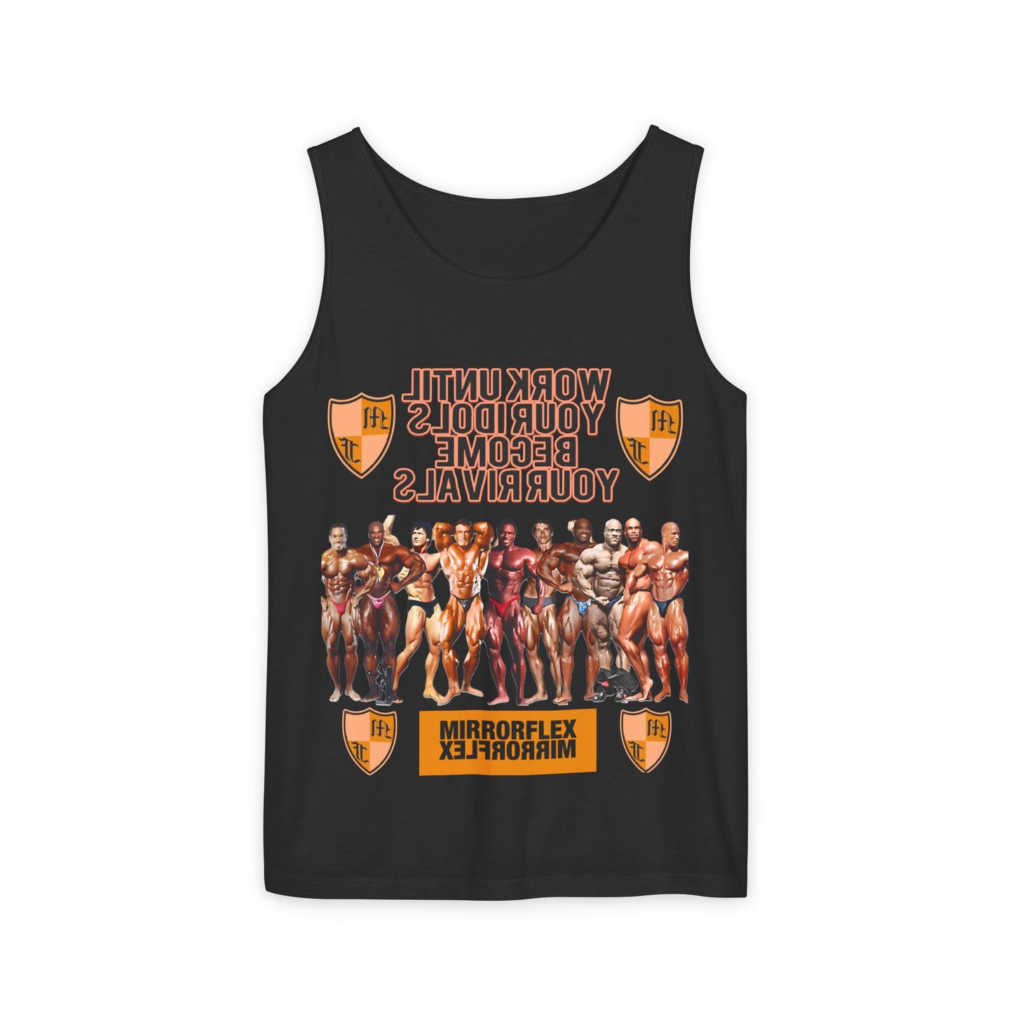 Motivational Fitness Tank Top - "Work Until Your Idols Become Your Rivals"