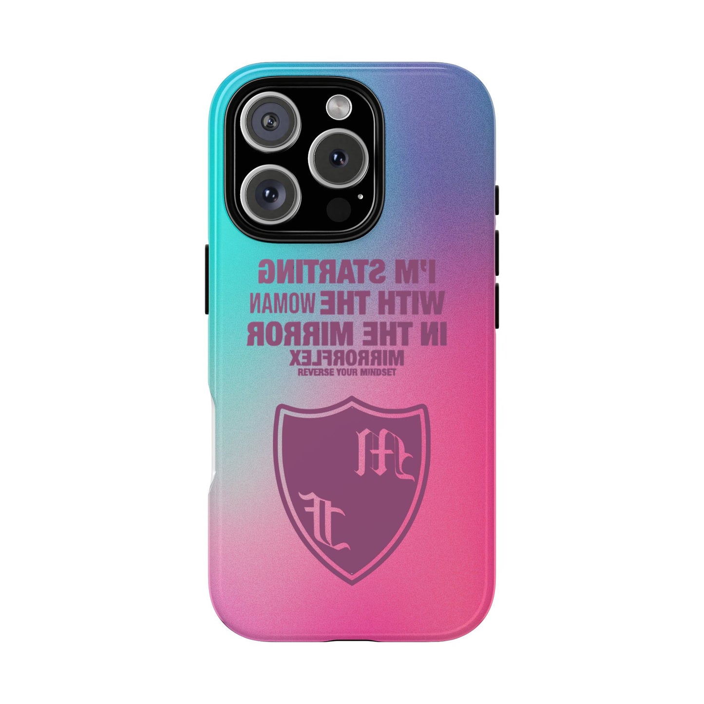 Empowering Phone Case - 'Starting with the Woman in the Mirror' Design