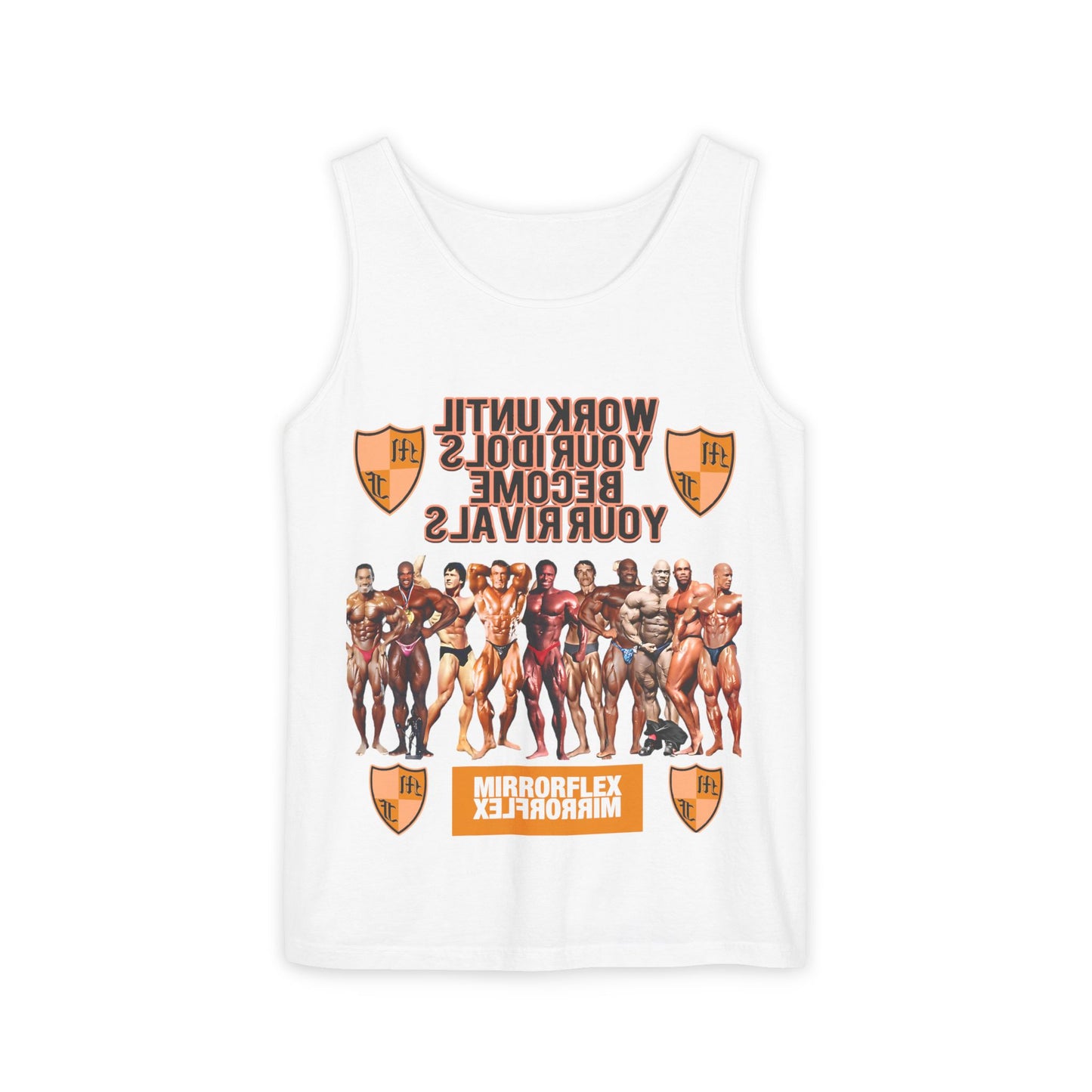 Motivational Fitness Tank Top - "Work Until Your Idols Become Your Rivals"