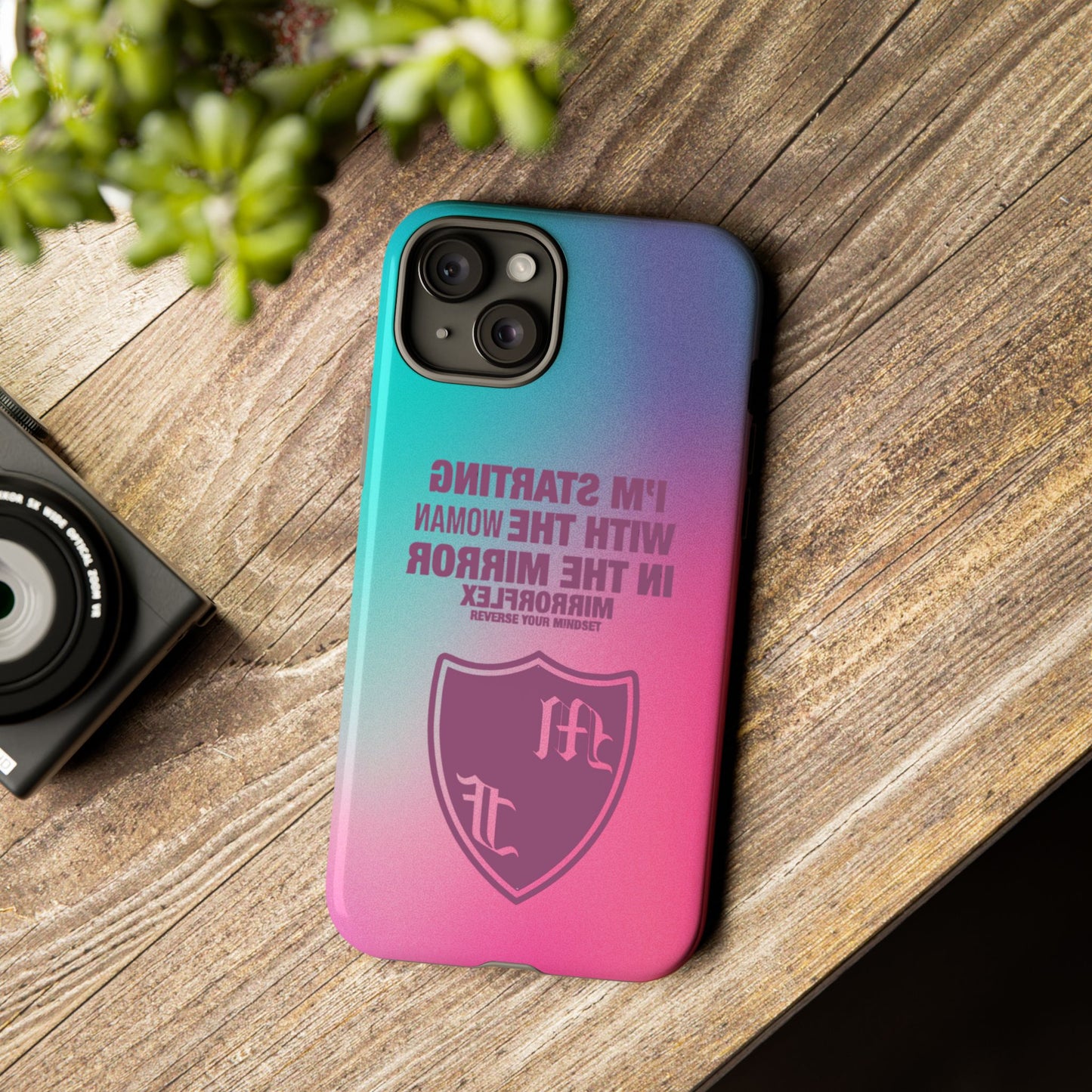 Empowering Phone Case - 'Starting with the Woman in the Mirror' Design