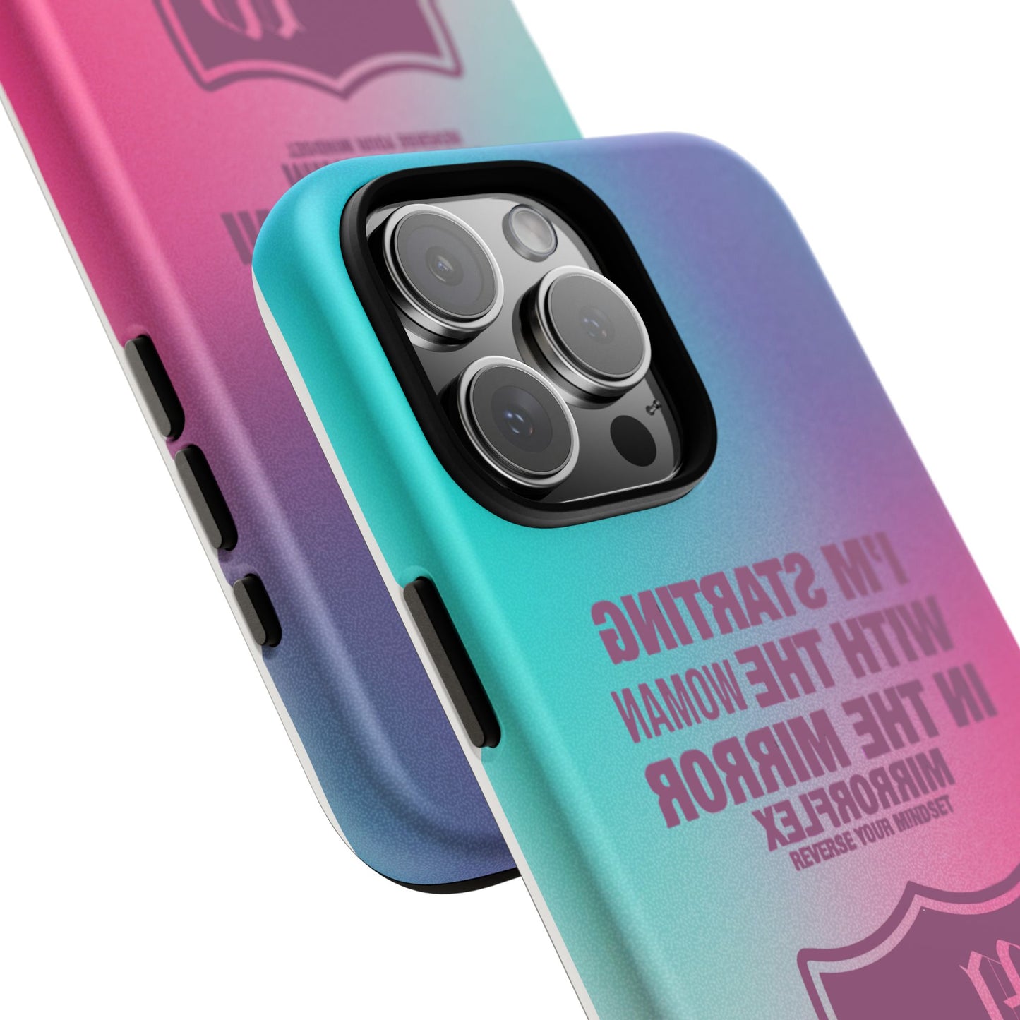 Empowering Phone Case - 'Starting with the Woman in the Mirror' Design