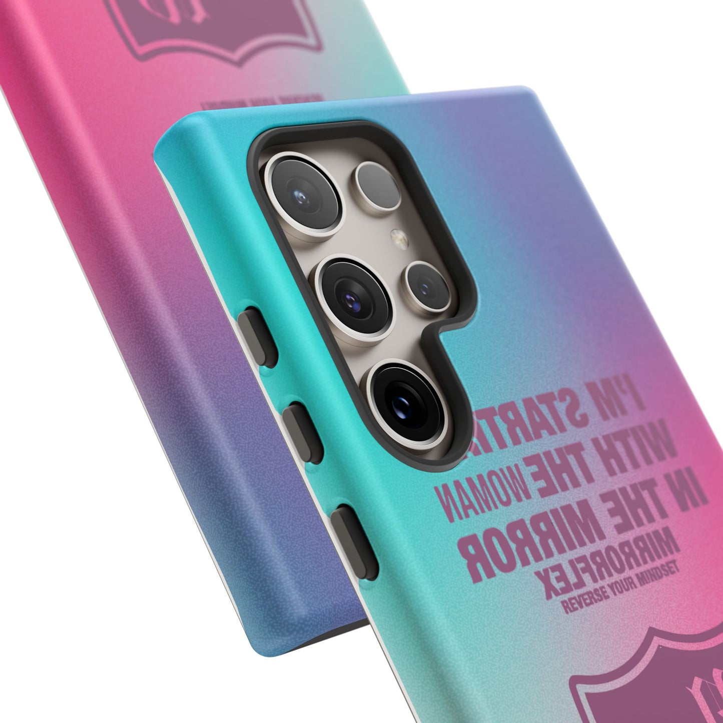 Empowering Phone Case - 'Starting with the Woman in the Mirror' Design