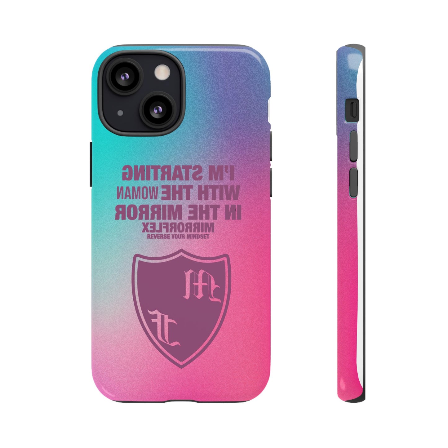 Empowering Phone Case - 'Starting with the Woman in the Mirror' Design