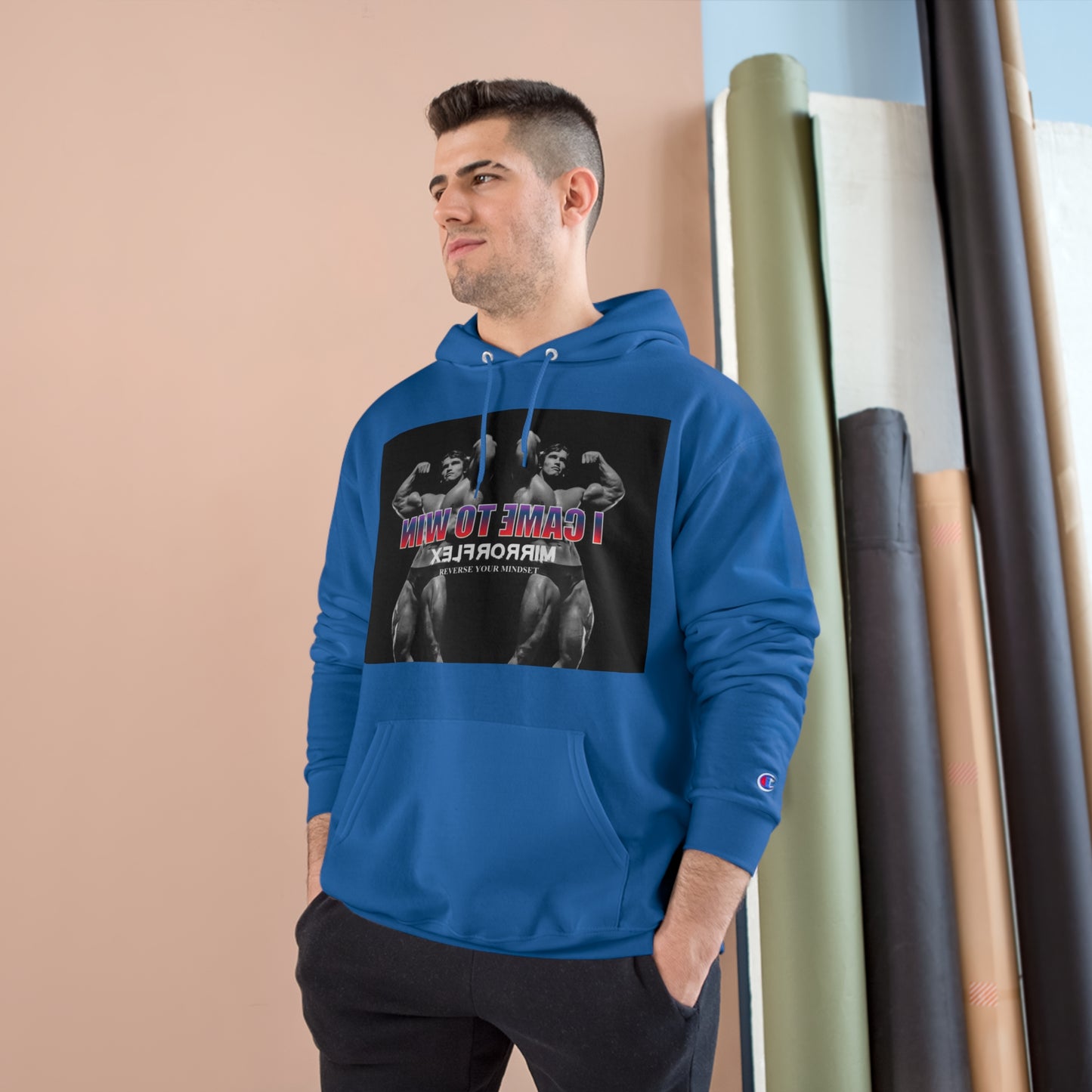 I Came to Win Champion Hoodie - Motivational Workout Wear