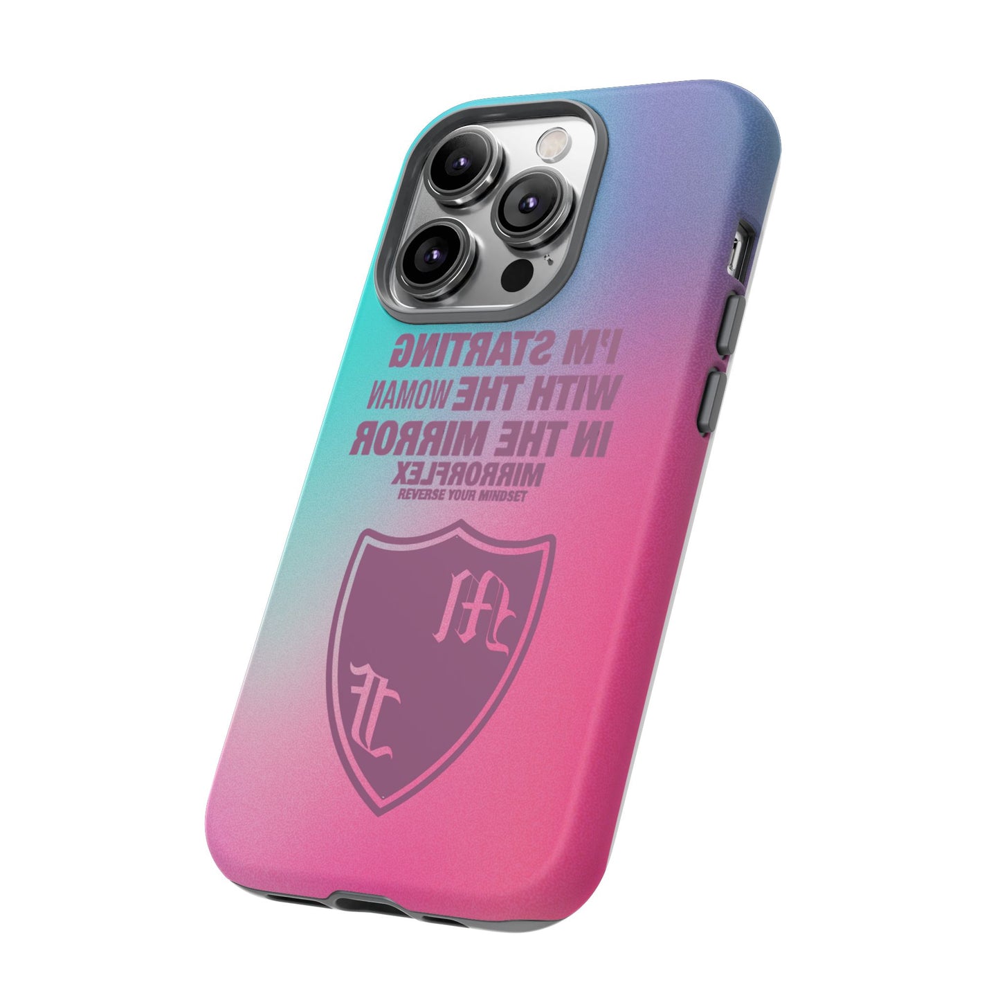 Empowering Phone Case - 'Starting with the Woman in the Mirror' Design