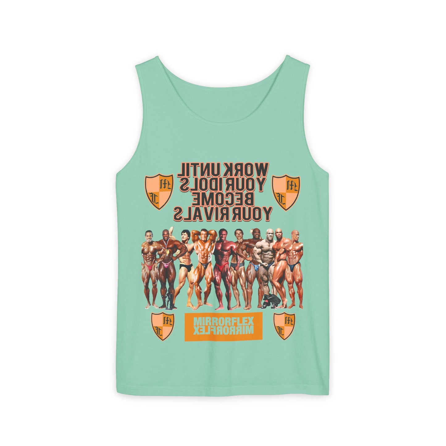Motivational Fitness Tank Top - "Work Until Your Idols Become Your Rivals"
