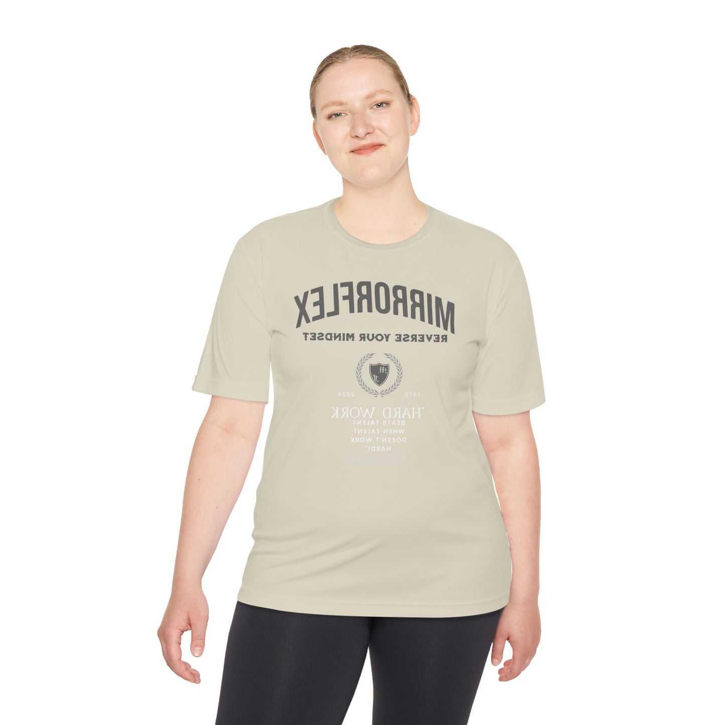 Motivational Unisex Moisture Wicking Tee - 'Reverse Your Mindset' Fitness Shirt