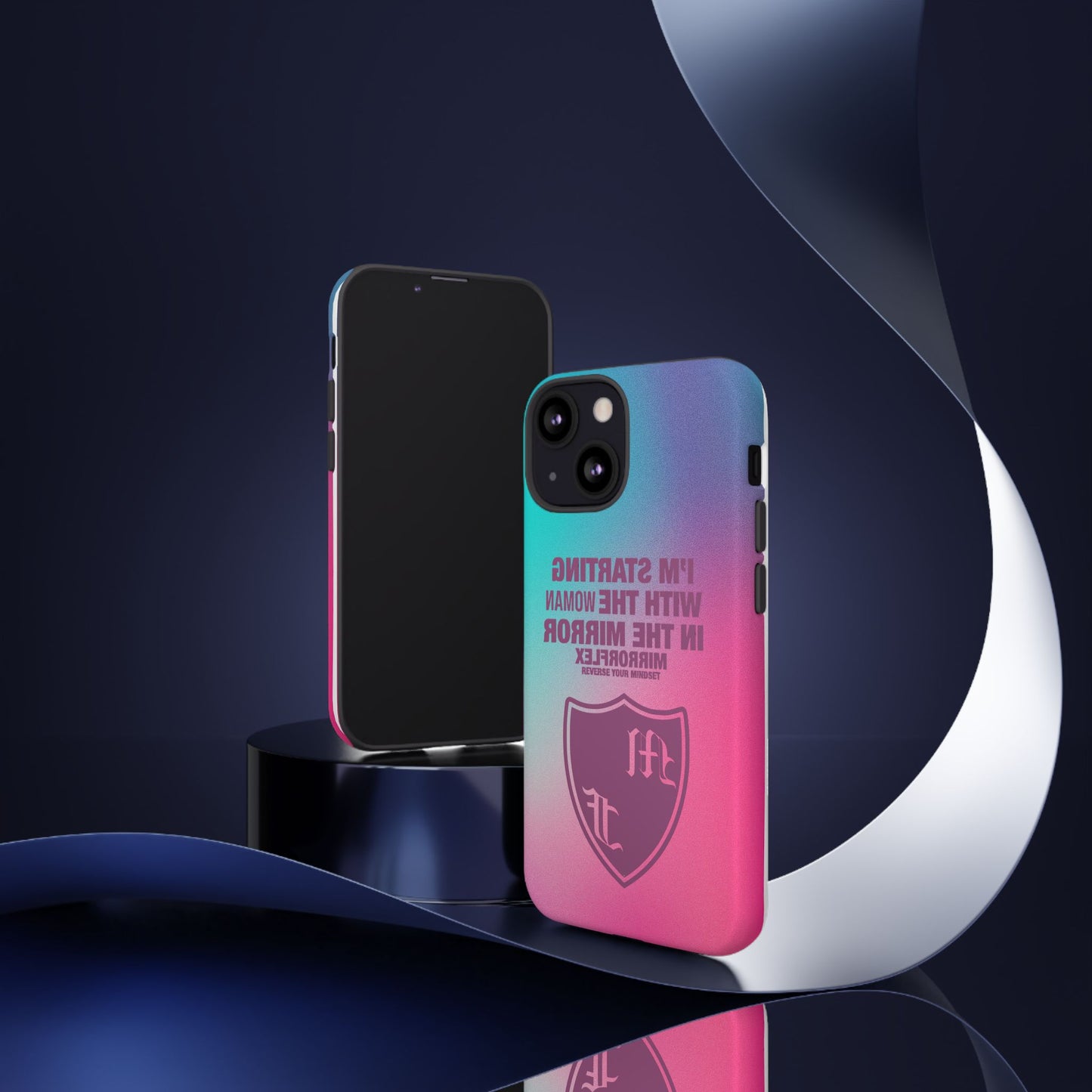 Empowering Phone Case - 'Starting with the Woman in the Mirror' Design