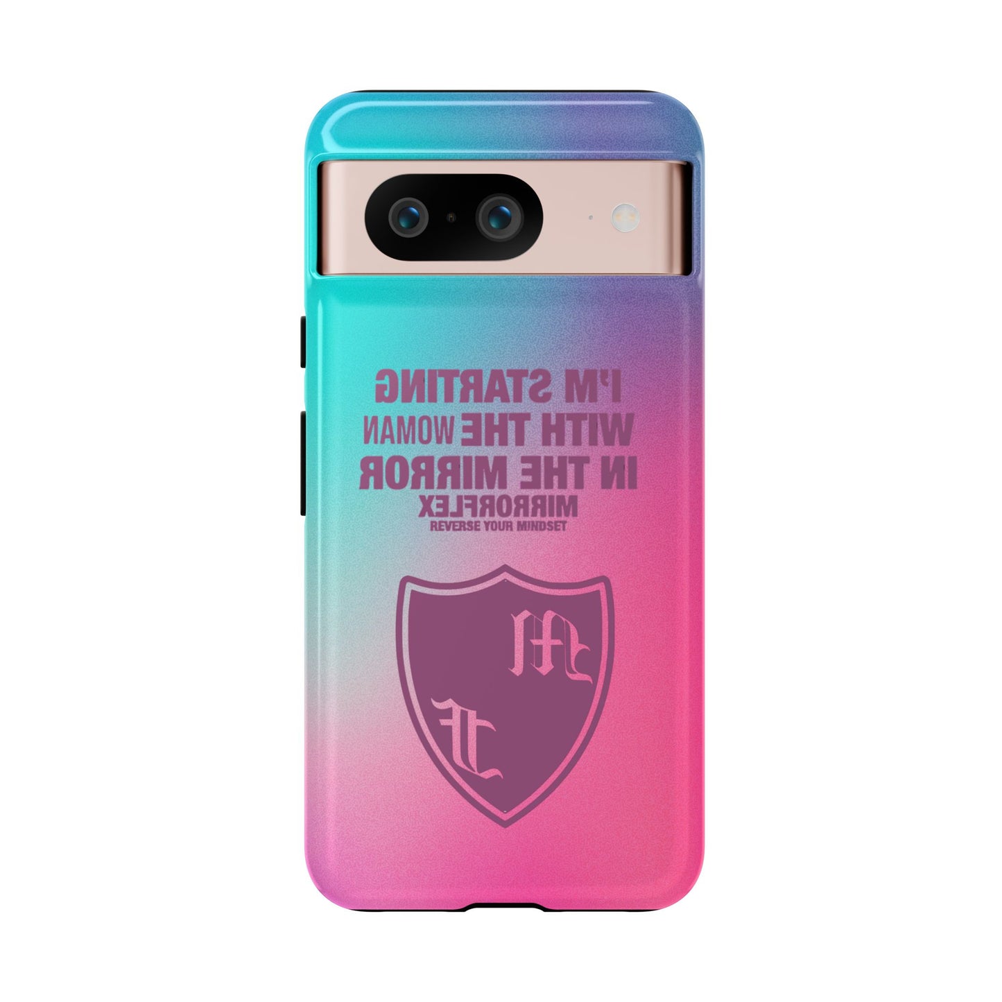 Empowering Phone Case - 'Starting with the Woman in the Mirror' Design