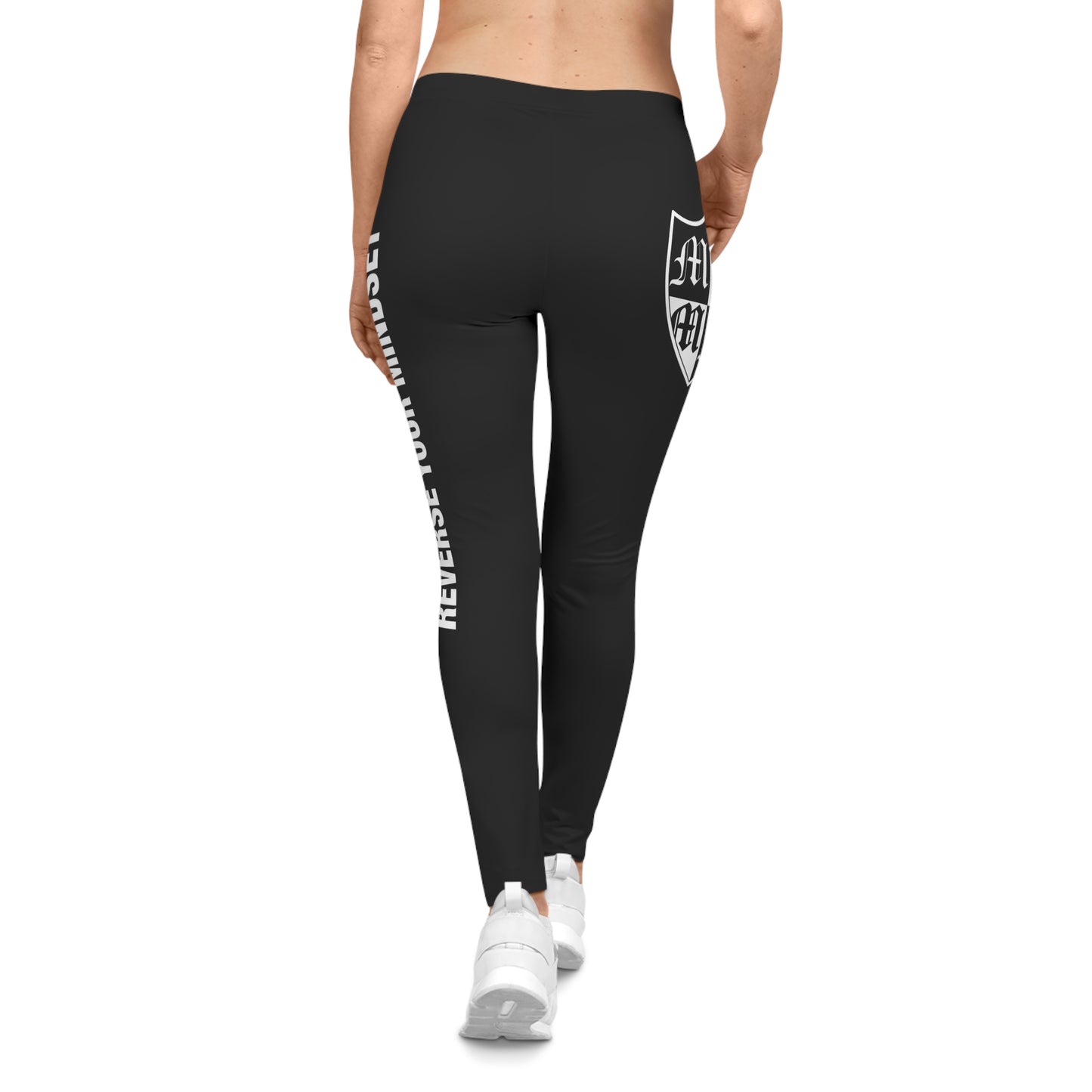 Empowering Women's Casual Leggings - 'Reverse Your Mindset' Design
