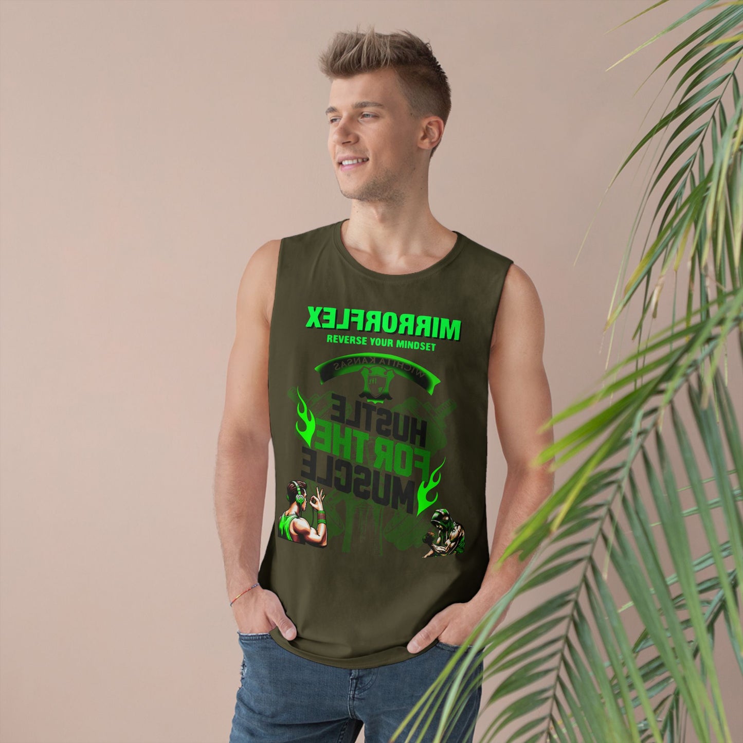 Hustle & Muscle Unisex Tank Top - Graphic Fitness Wear