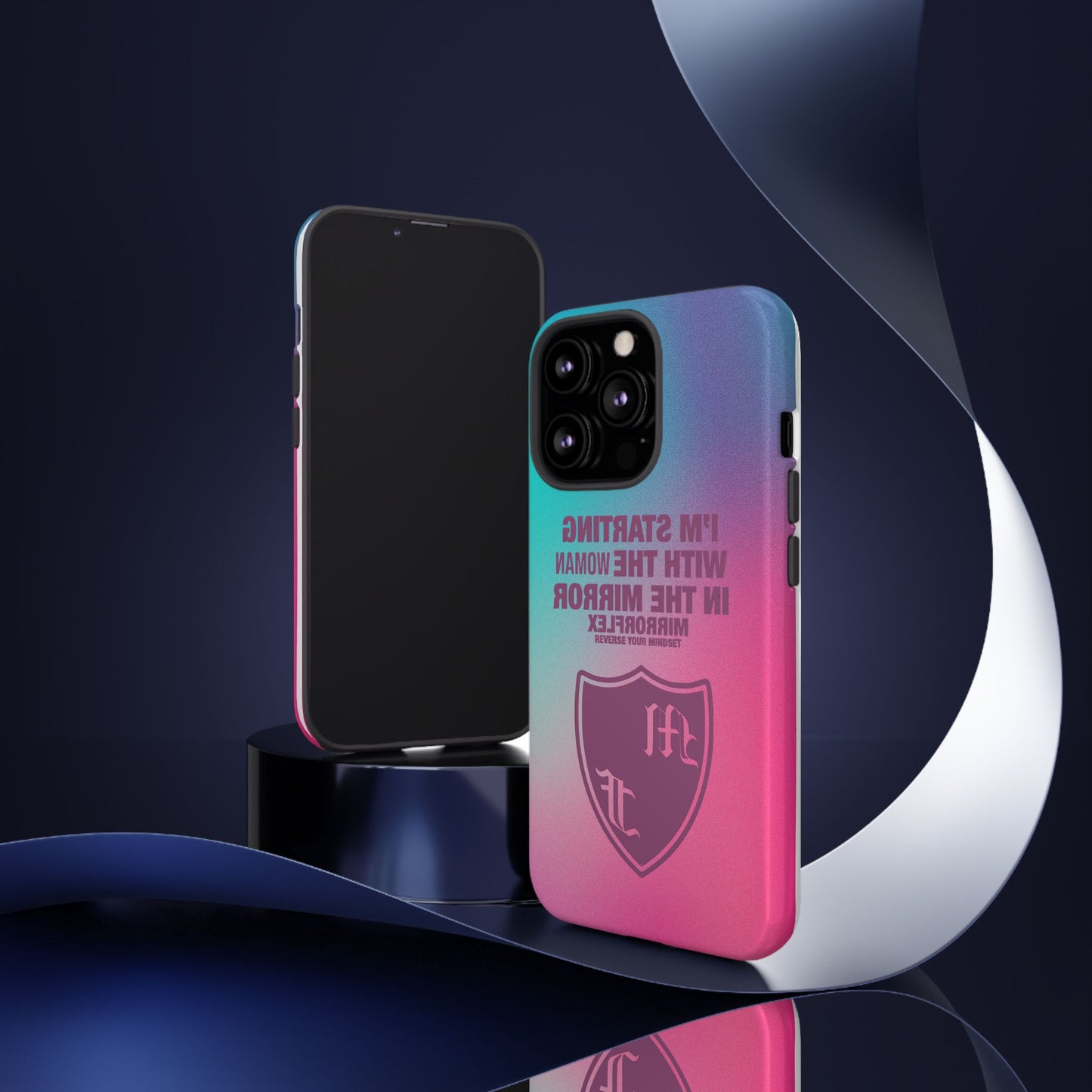 Empowering Phone Case - 'Starting with the Woman in the Mirror' Design