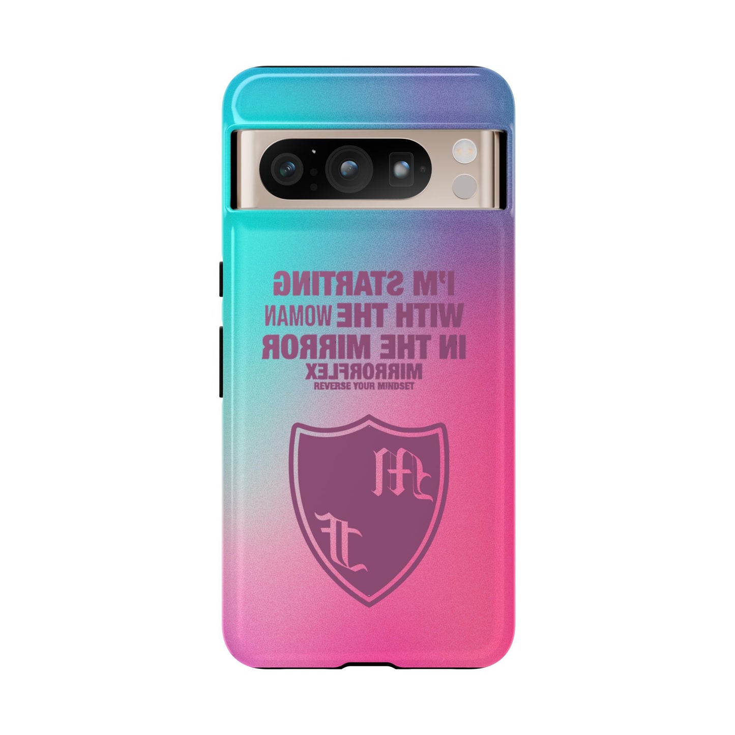 Empowering Phone Case - 'Starting with the Woman in the Mirror' Design