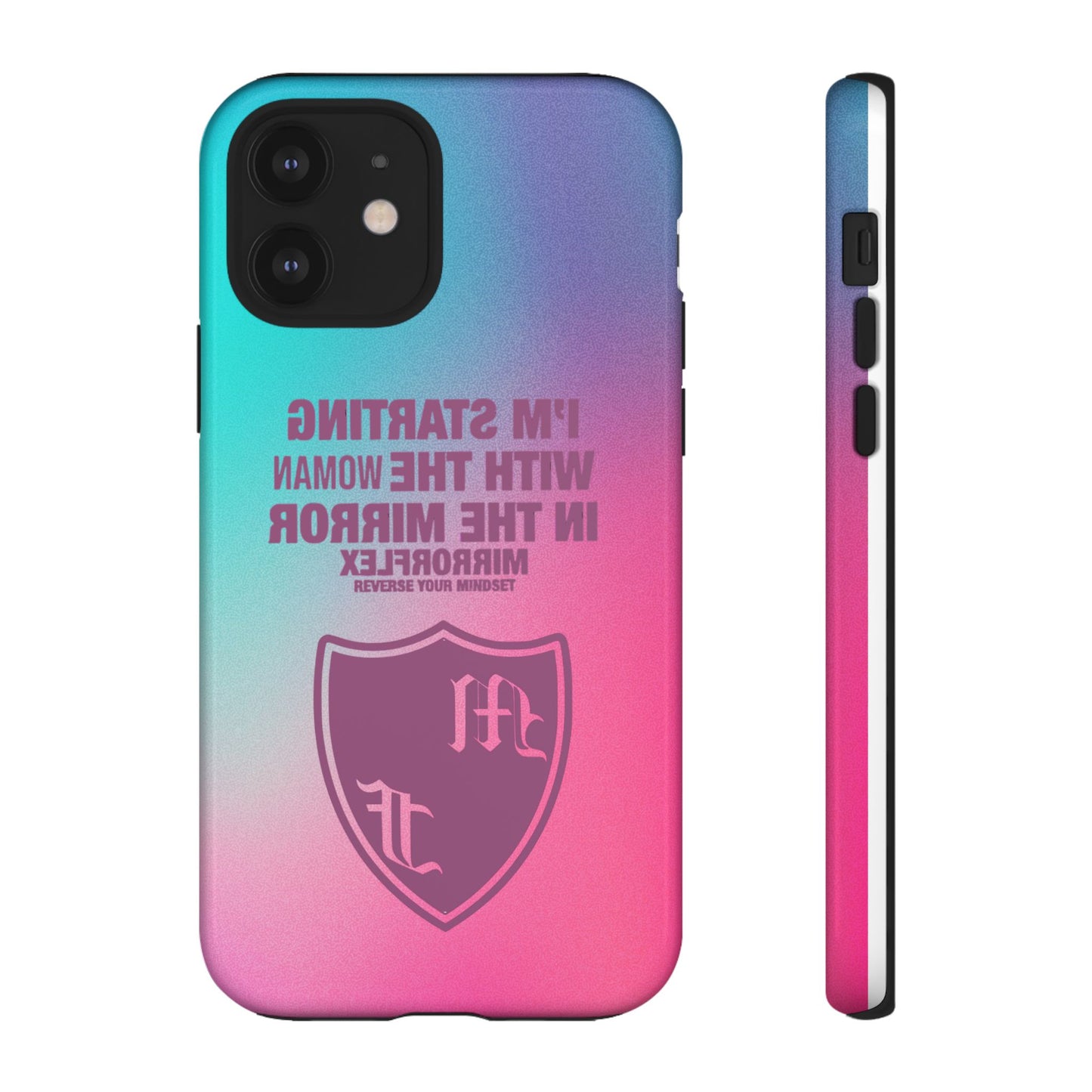 Empowering Phone Case - 'Starting with the Woman in the Mirror' Design