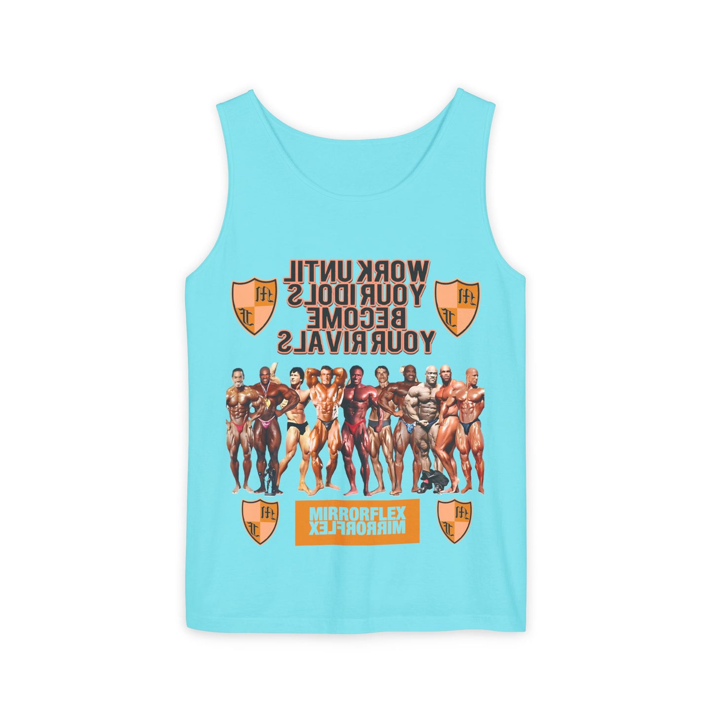 Motivational Fitness Tank Top - "Work Until Your Idols Become Your Rivals"