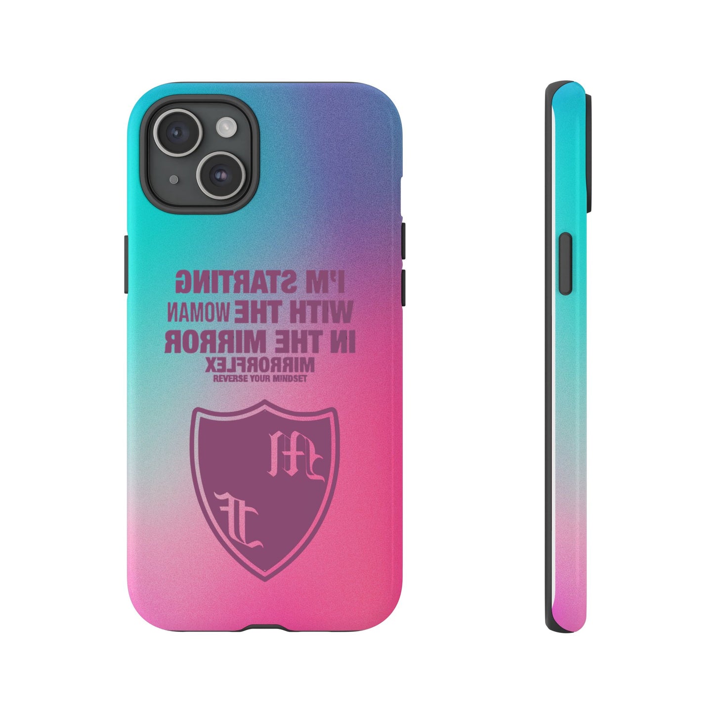 Empowering Phone Case - 'Starting with the Woman in the Mirror' Design