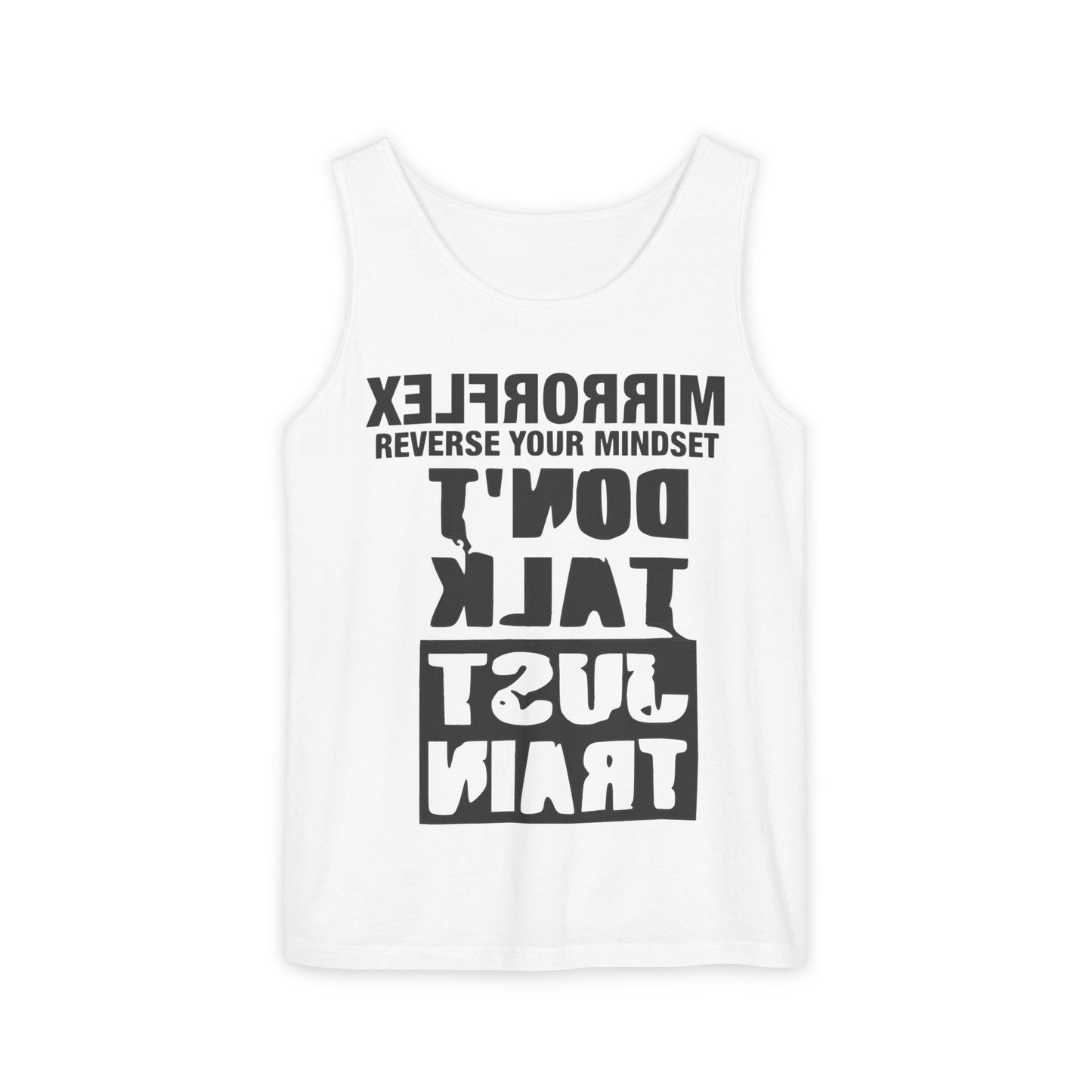 Motivational Unisex Tank Top - 'Reverse Your Mindset'