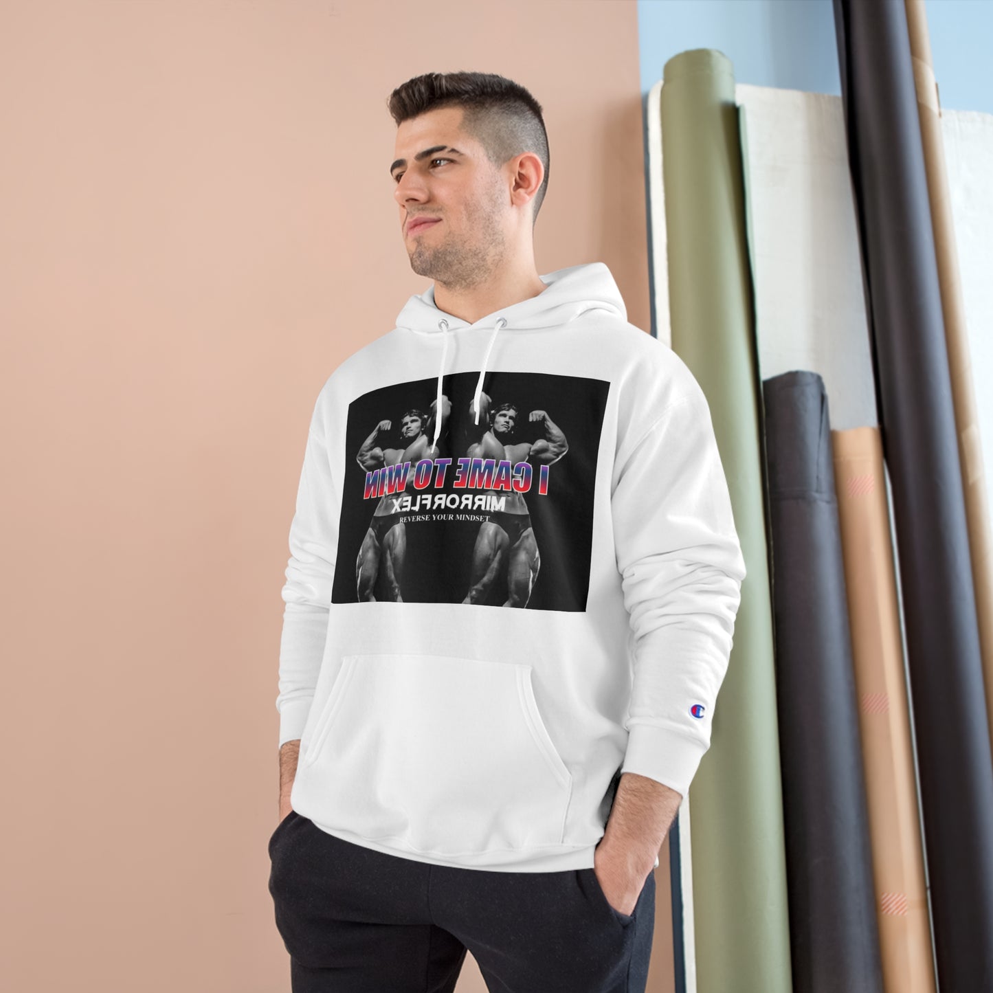 I Came to Win Champion Hoodie - Motivational Workout Wear