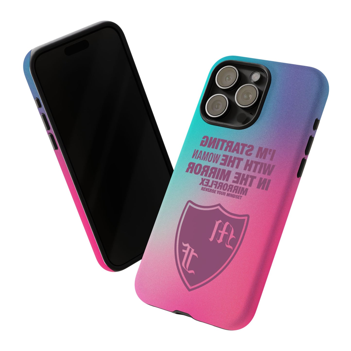 Empowering Phone Case - 'Starting with the Woman in the Mirror' Design