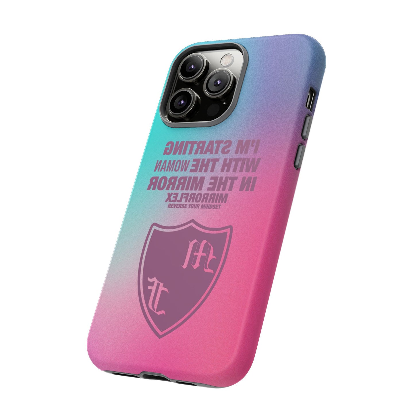 Empowering Phone Case - 'Starting with the Woman in the Mirror' Design