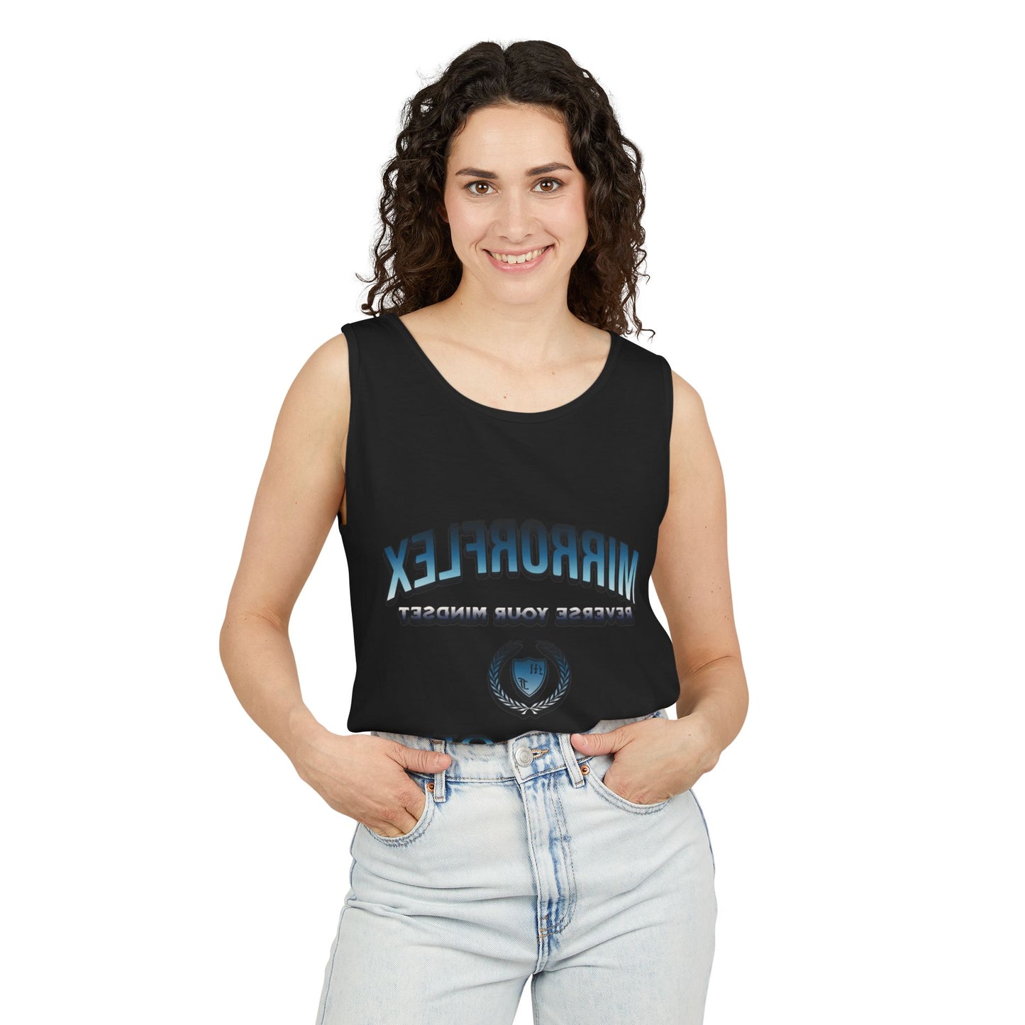 Unisex Garment-Dyed Tank Top - "Don't Quit" Motivational Shirt for Athletes & Casual Wear