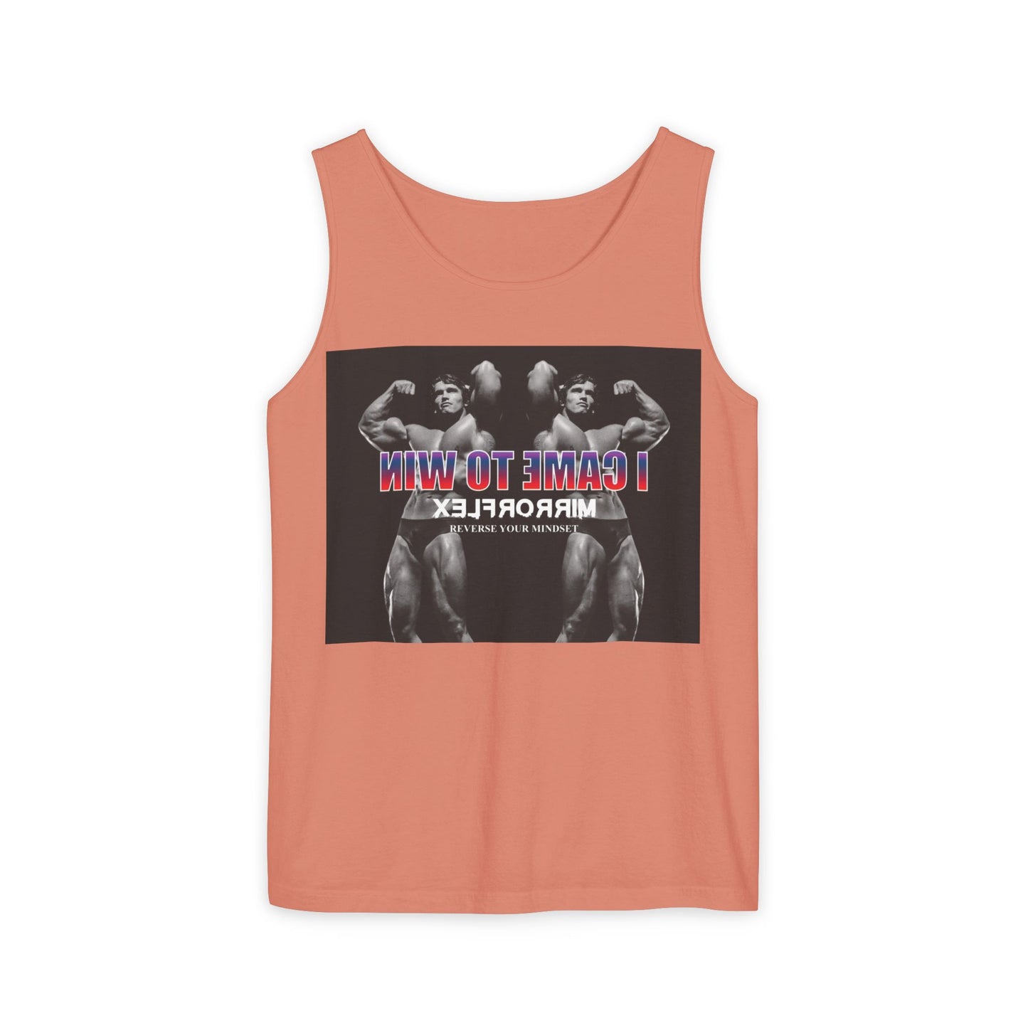 Unisex Garment-Dyed Tank Top - 'I Came to Win' Motivational Gym Wear