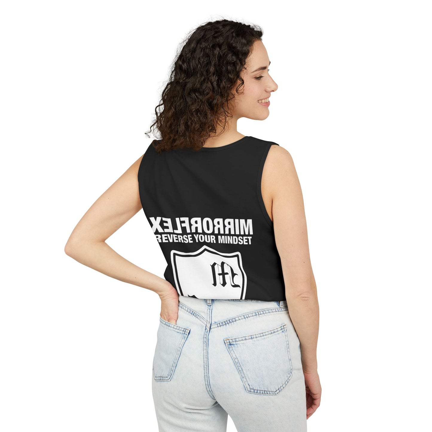 Motivational Unisex Tank Top - 'Reverse Your Mindset'