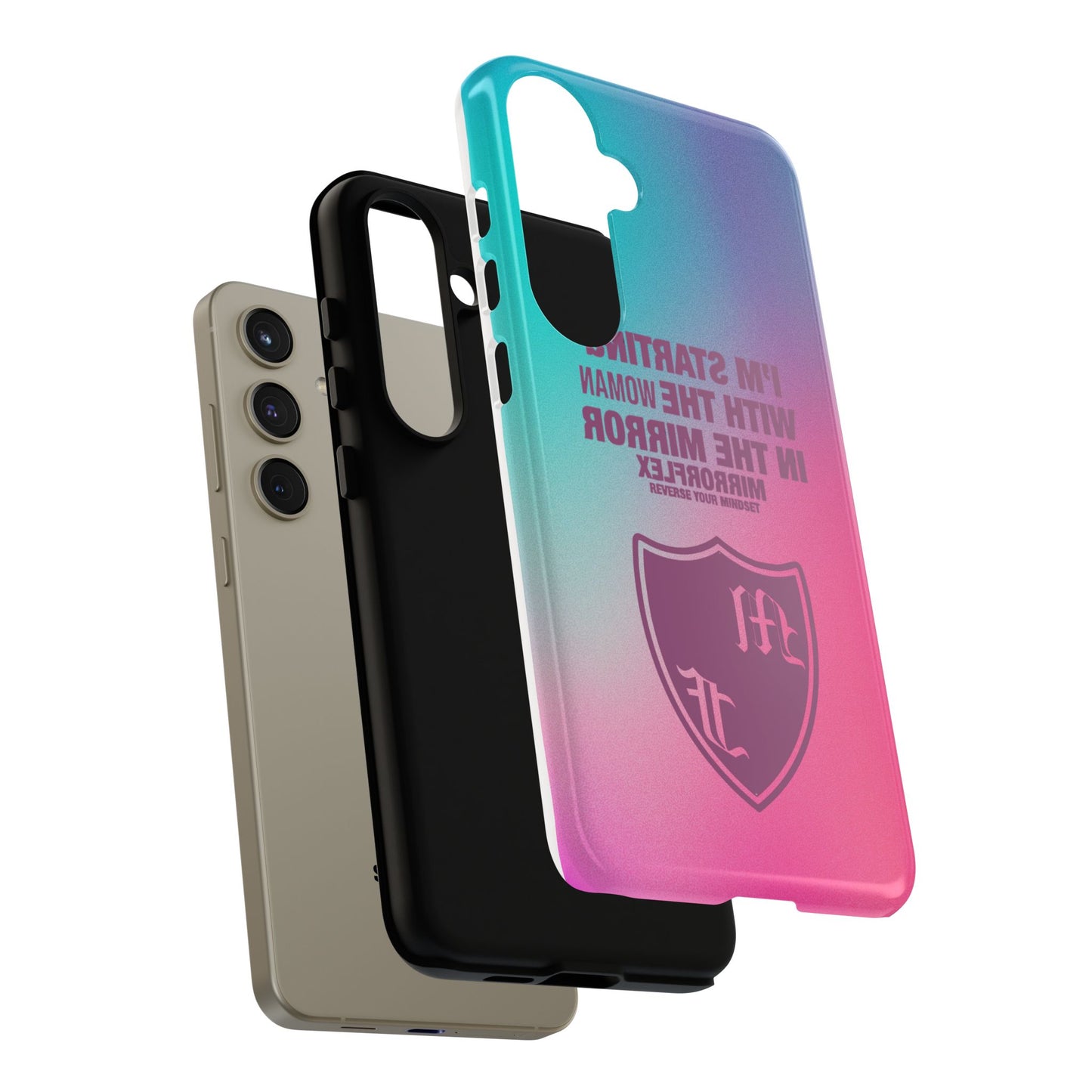 Empowering Phone Case - 'Starting with the Woman in the Mirror' Design