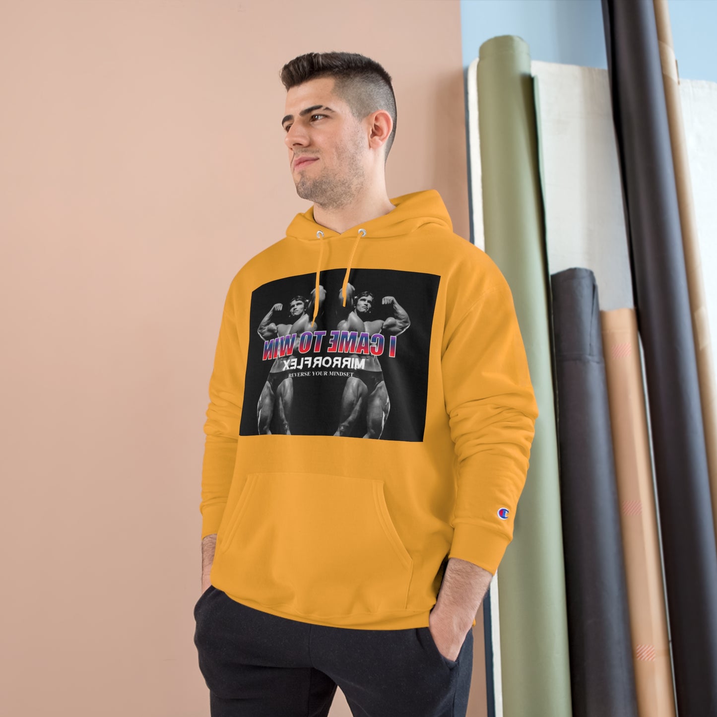 I Came to Win Champion Hoodie - Motivational Workout Wear