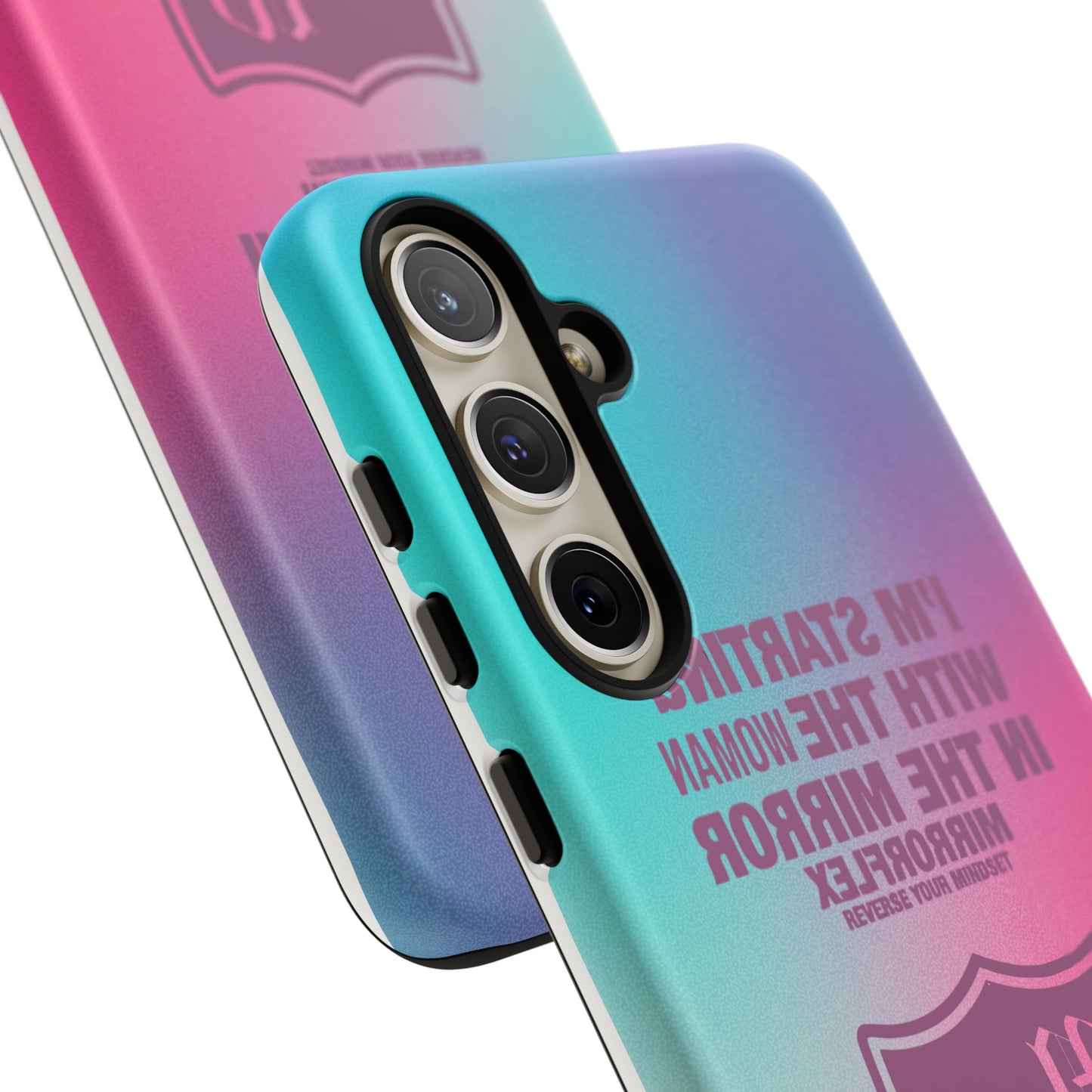 Empowering Phone Case - 'Starting with the Woman in the Mirror' Design