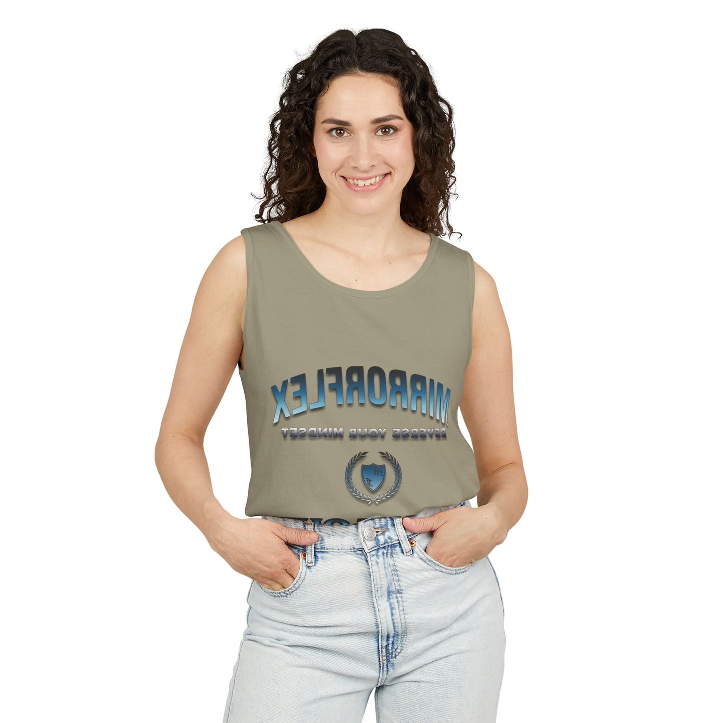 Unisex Garment-Dyed Tank Top - "Don't Quit" Motivational Shirt for Athletes & Casual Wear