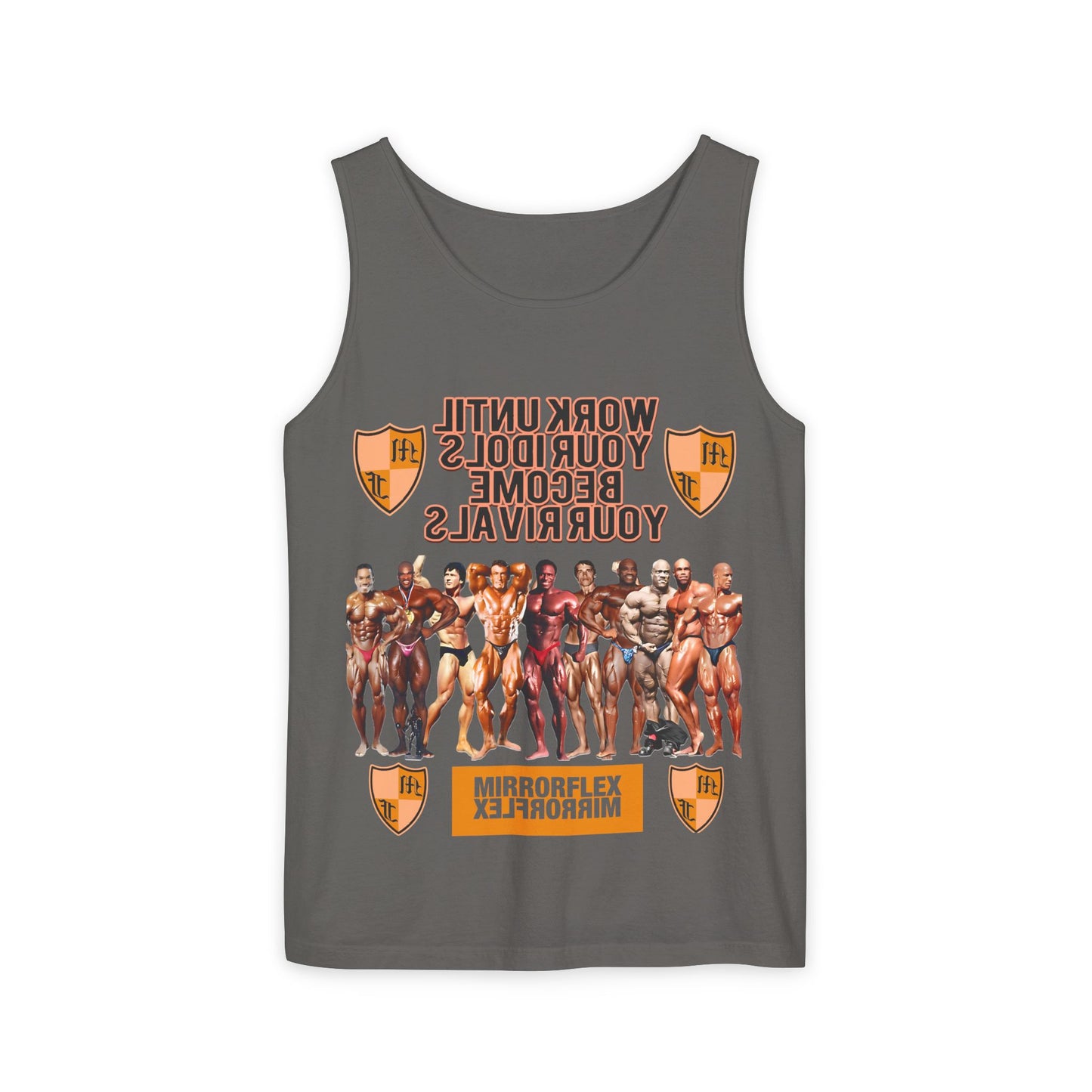 Motivational Fitness Tank Top - "Work Until Your Idols Become Your Rivals"