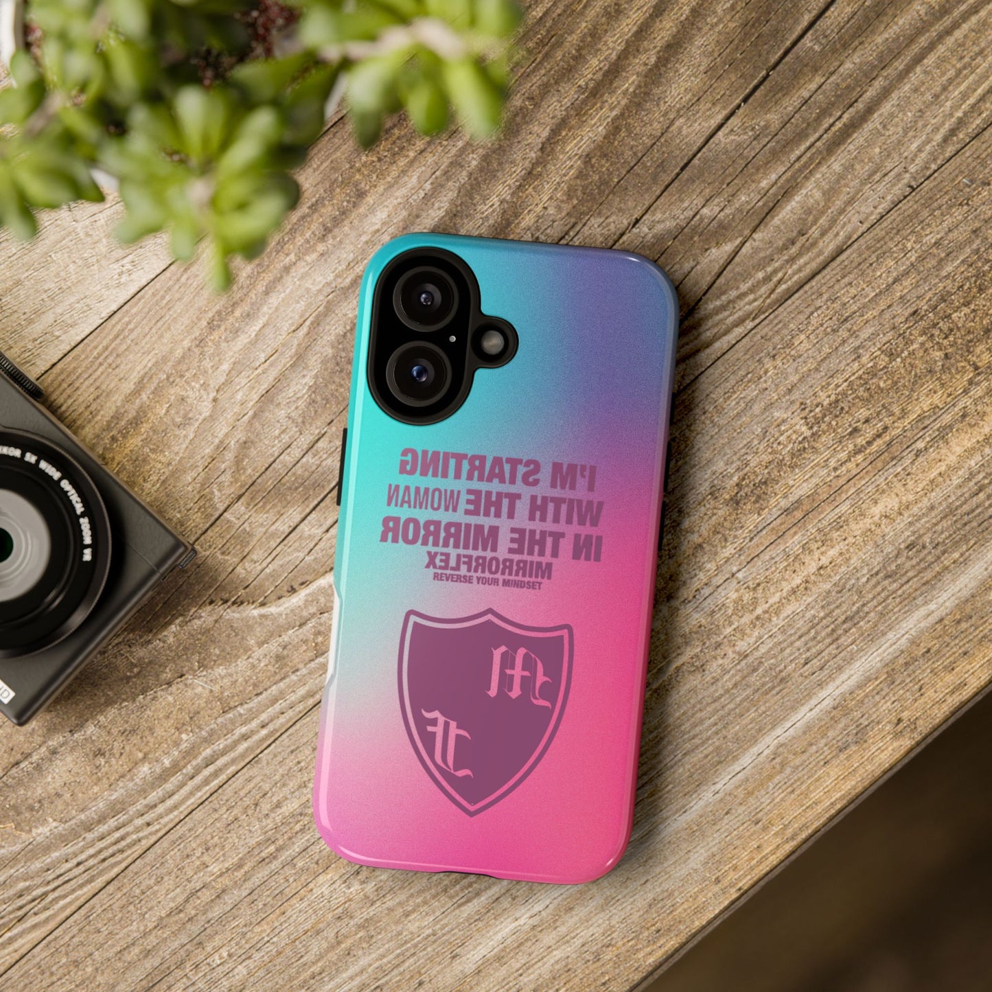 Empowering Phone Case - 'Starting with the Woman in the Mirror' Design