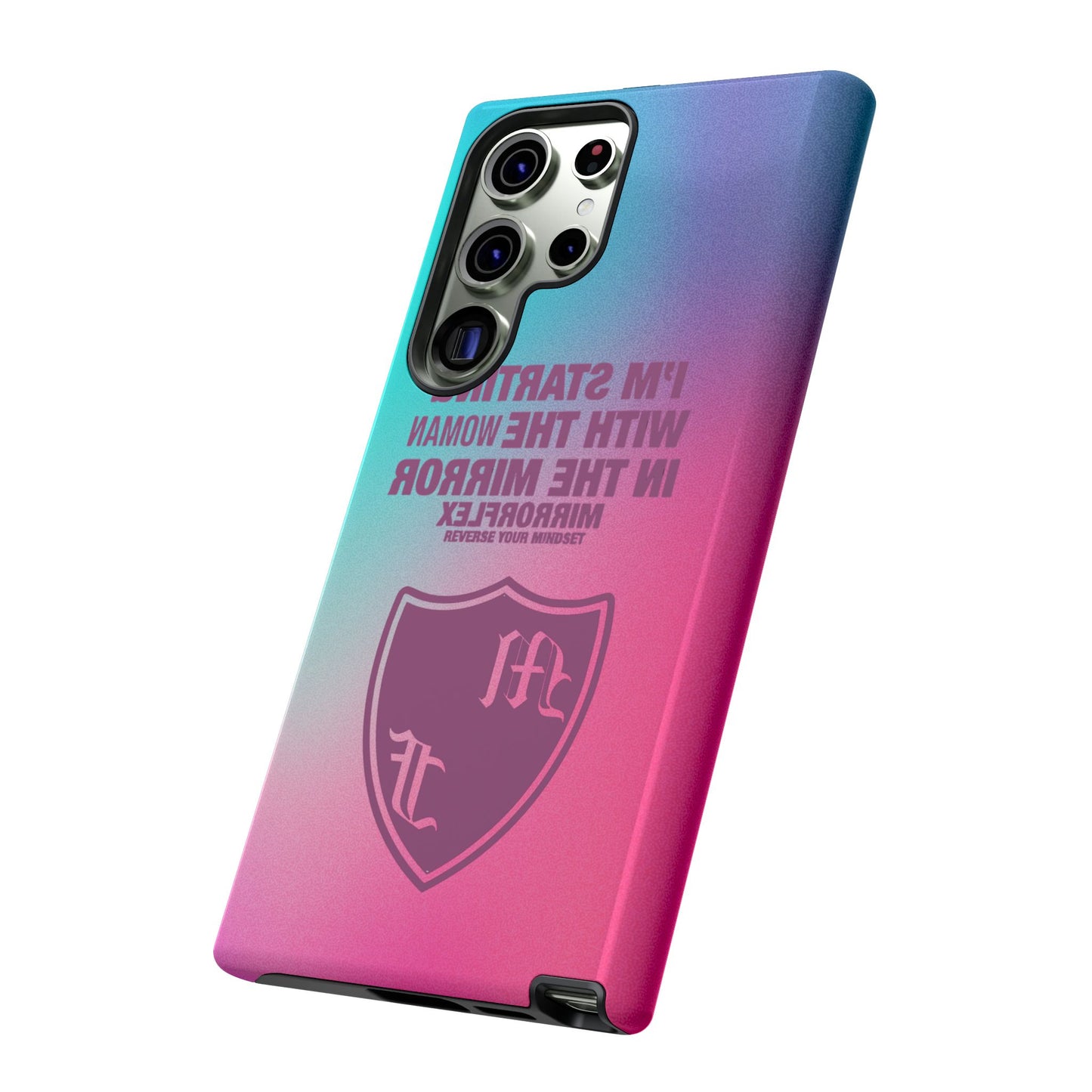Empowering Phone Case - 'Starting with the Woman in the Mirror' Design