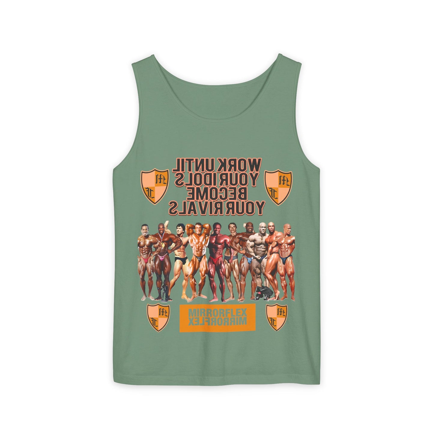 Motivational Fitness Tank Top - "Work Until Your Idols Become Your Rivals"