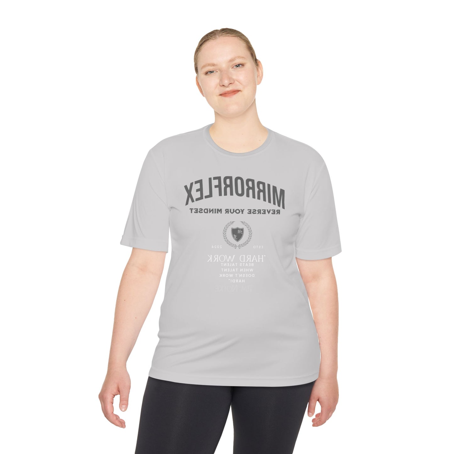 Motivational Unisex Moisture Wicking Tee - 'Reverse Your Mindset' Fitness Shirt