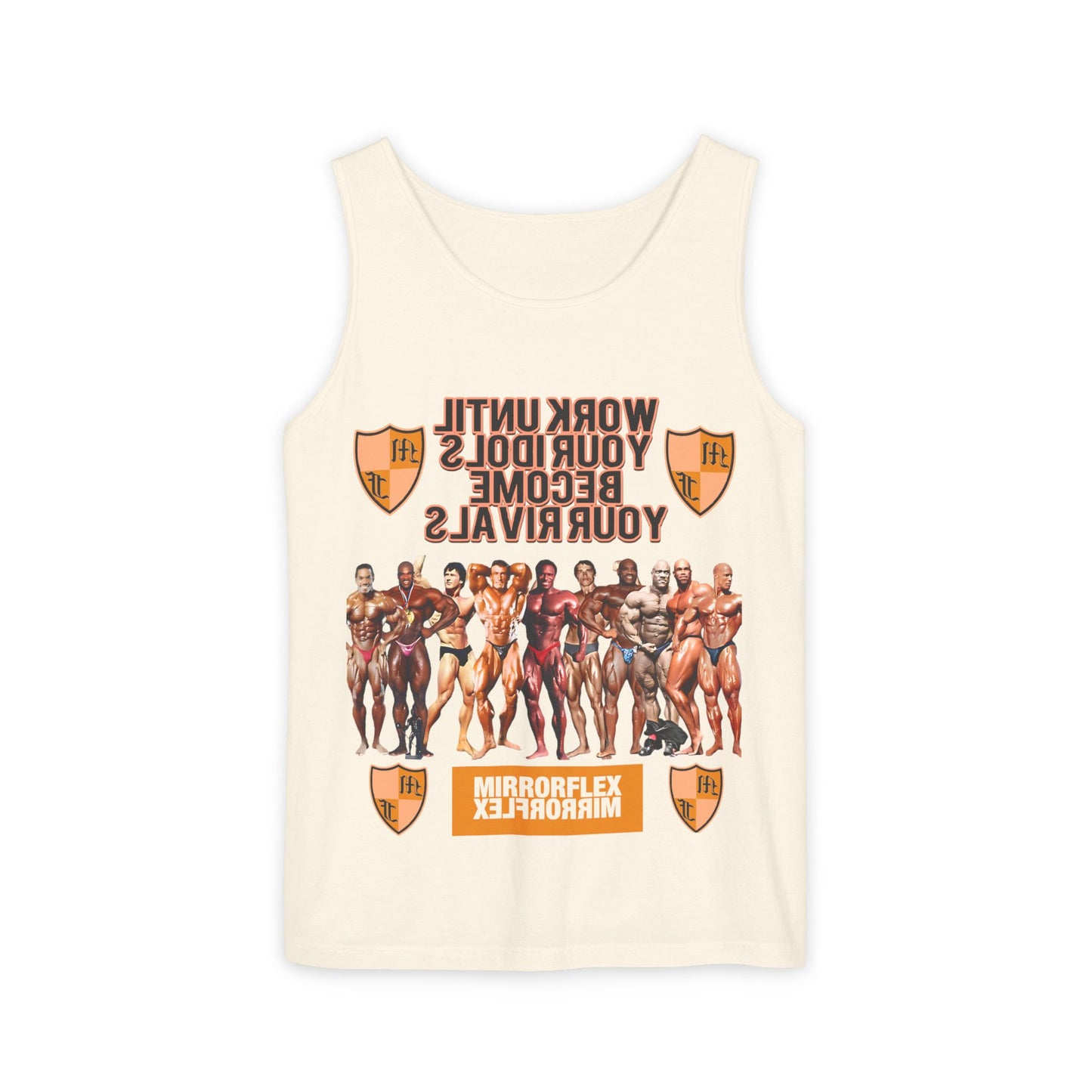 Motivational Fitness Tank Top - "Work Until Your Idols Become Your Rivals"