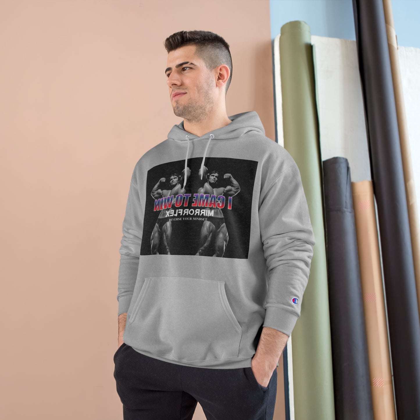 I Came to Win Champion Hoodie - Motivational Workout Wear