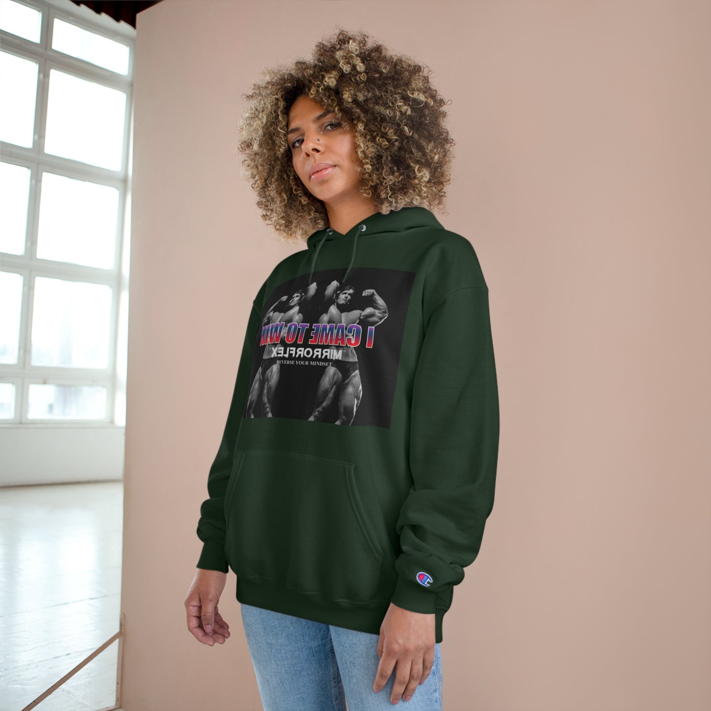 I Came to Win Champion Hoodie - Motivational Workout Wear