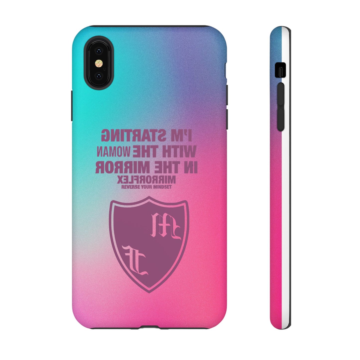 Empowering Phone Case - 'Starting with the Woman in the Mirror' Design