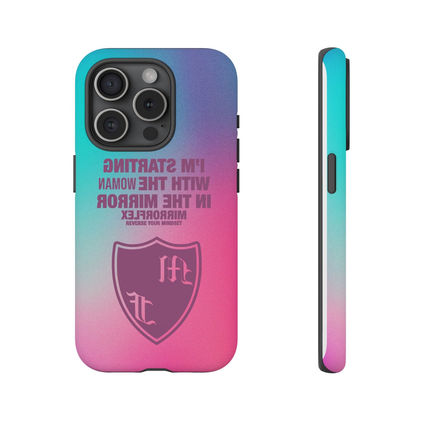 Empowering Phone Case - 'Starting with the Woman in the Mirror' Design