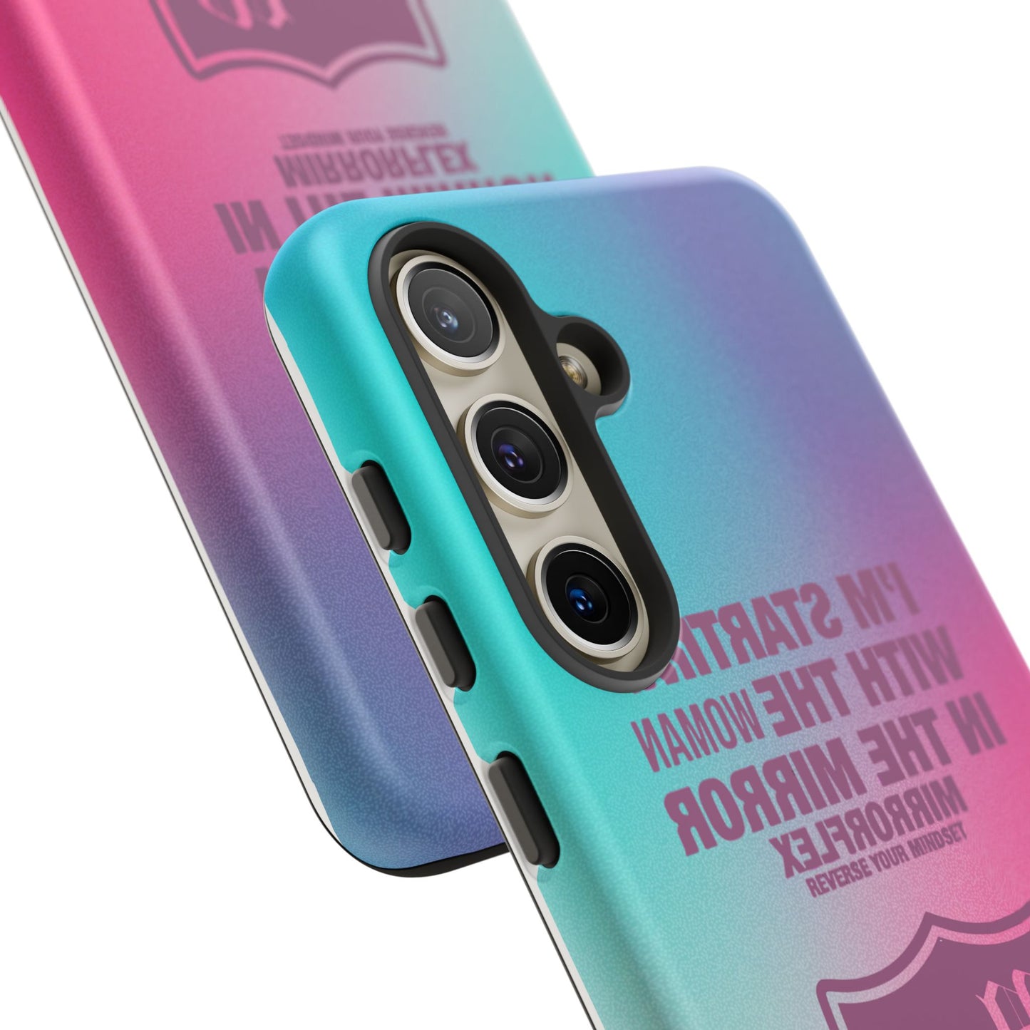Empowering Phone Case - 'Starting with the Woman in the Mirror' Design