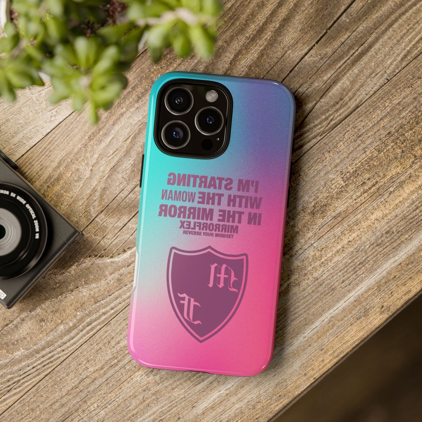 Empowering Phone Case - 'Starting with the Woman in the Mirror' Design