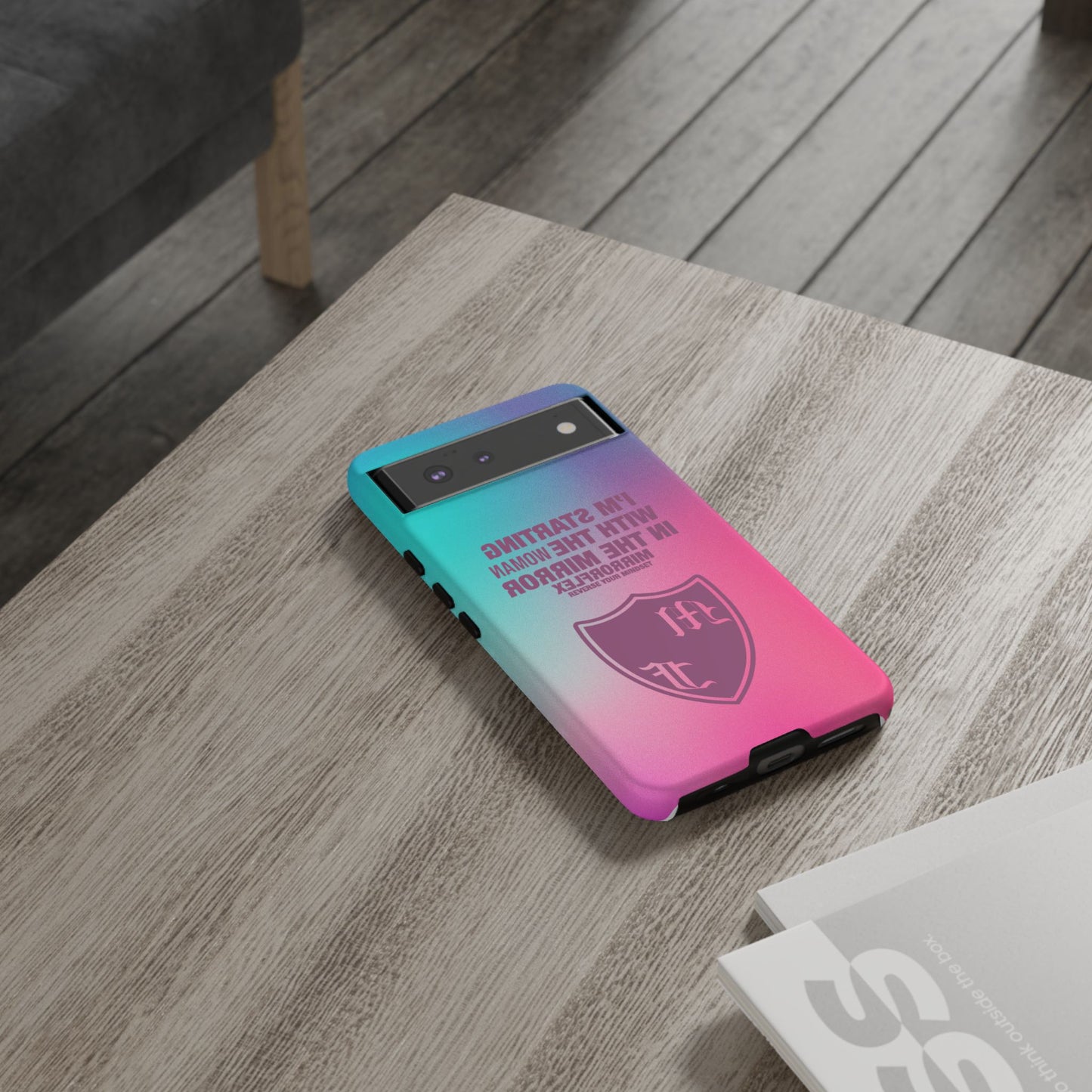 Empowering Phone Case - 'Starting with the Woman in the Mirror' Design