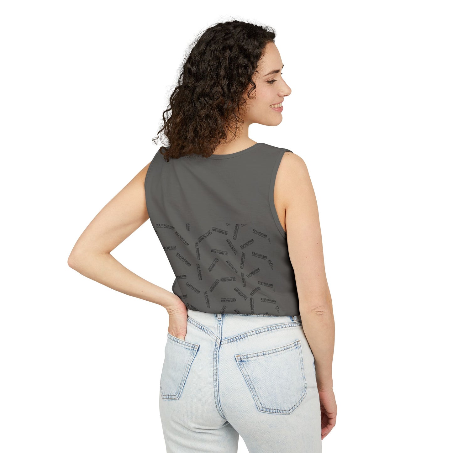 Unisex Garment-Dyed Tank Top - 'F*ck It, Lift That Sh*t' Motivational Workout Tee