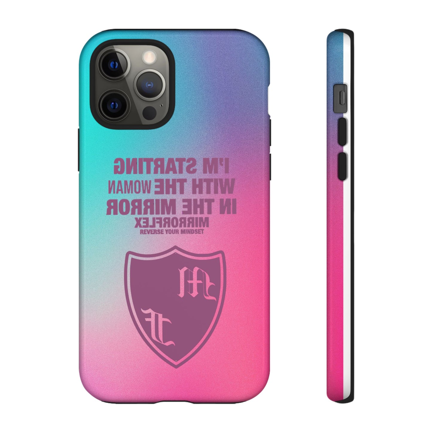 Empowering Phone Case - 'Starting with the Woman in the Mirror' Design