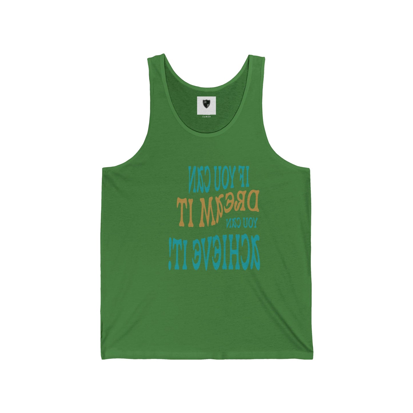 Motivational Unisex Jersey Tank - If You Can Dream It, You Can Achieve It