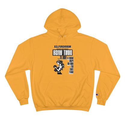 Empowering Champion Hoodie - "Don't Wish for It, Make It Happen" Design