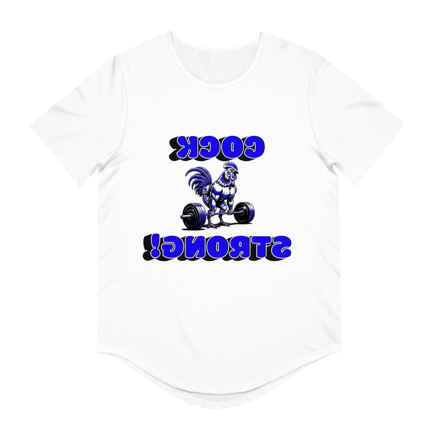 Men's Jersey Curved Hem Tee